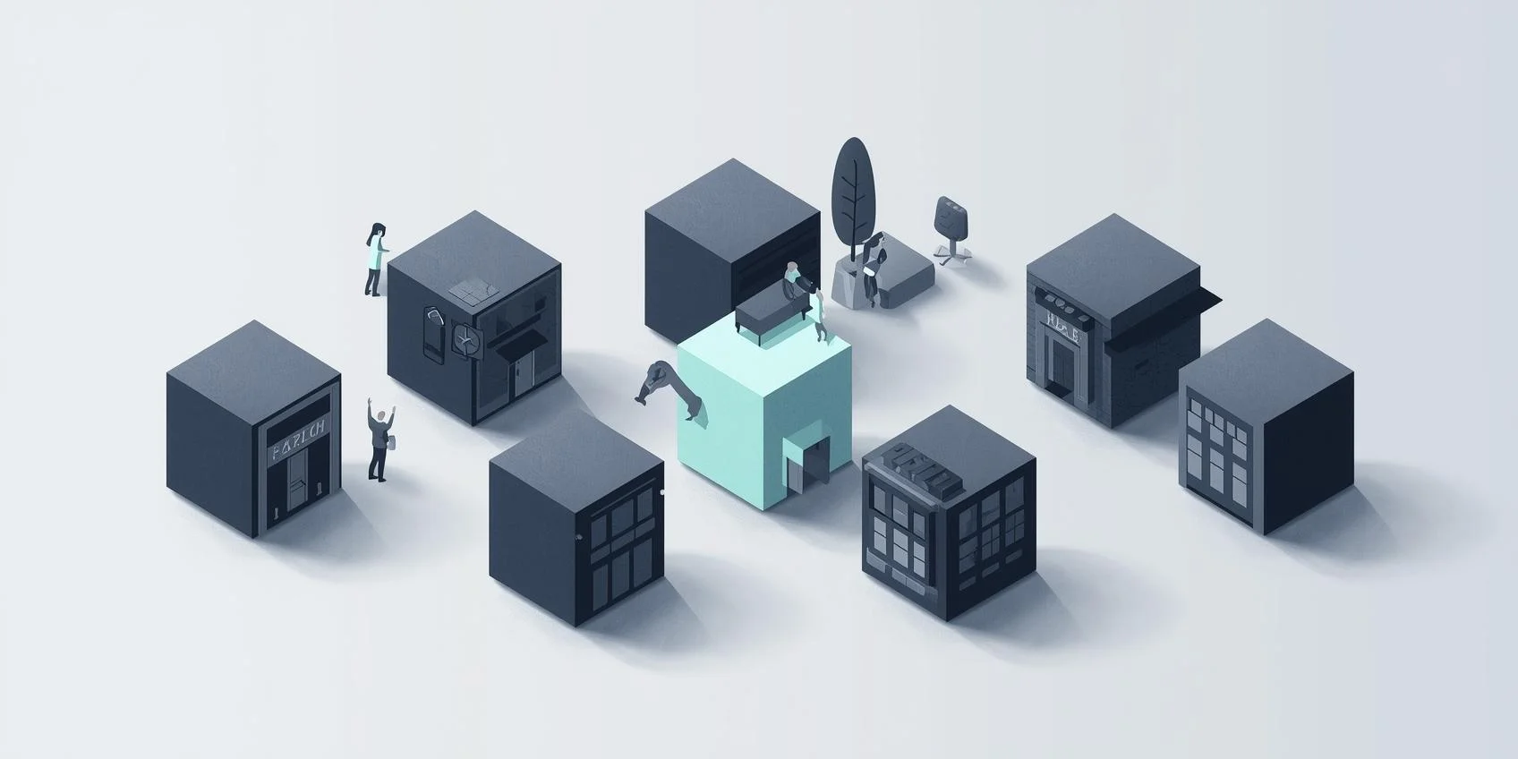 多店舗美容室で数字管理が複雑化する構造イメージ