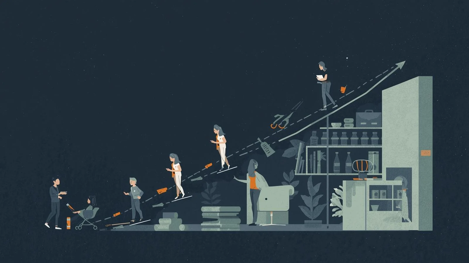 新規客数は増えているが手応えがない構造