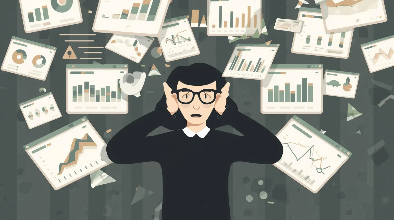 ダッシュボードが増えすぎて情報が分散している状態