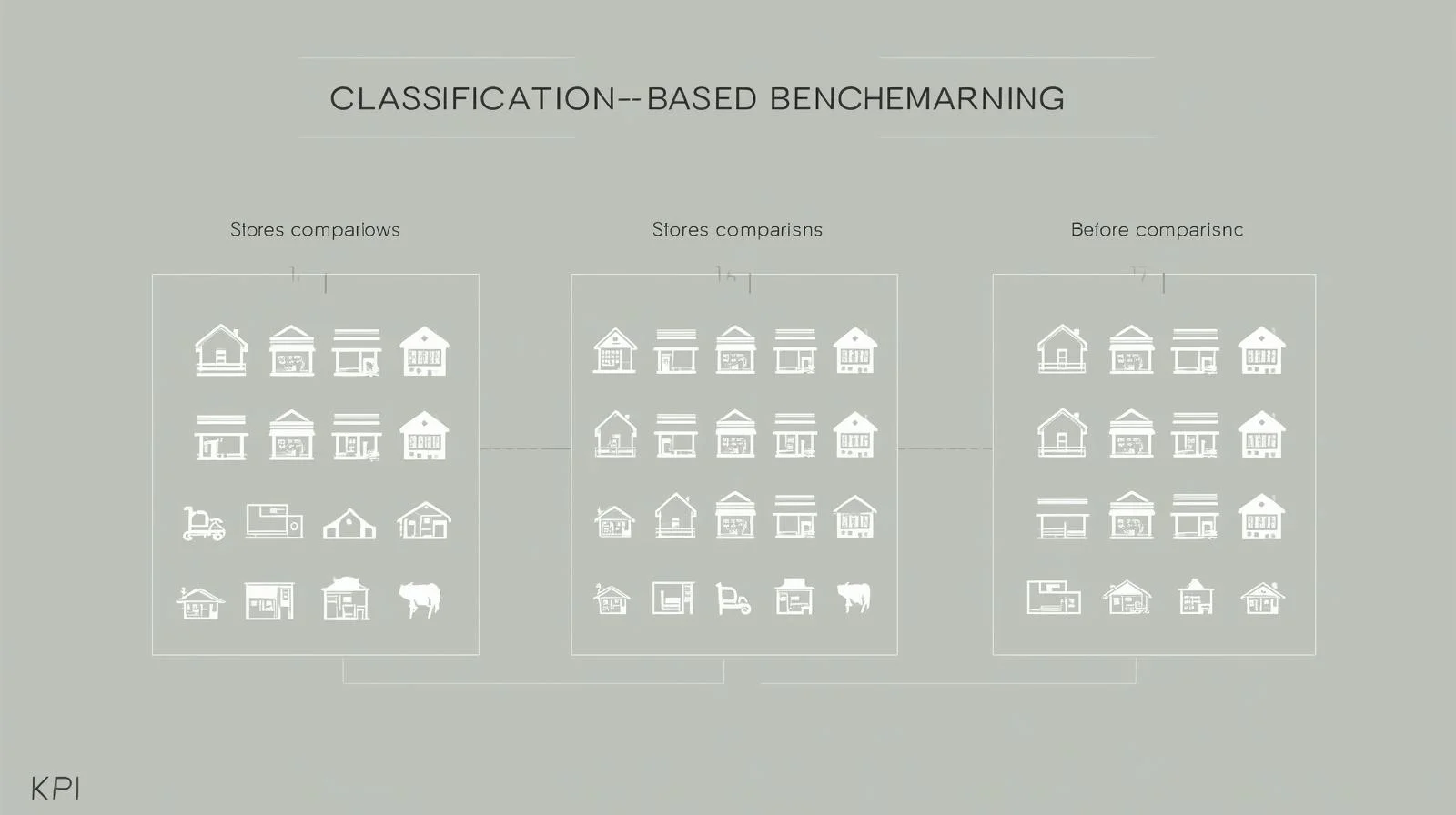 例外店舗を分類して比較している構造