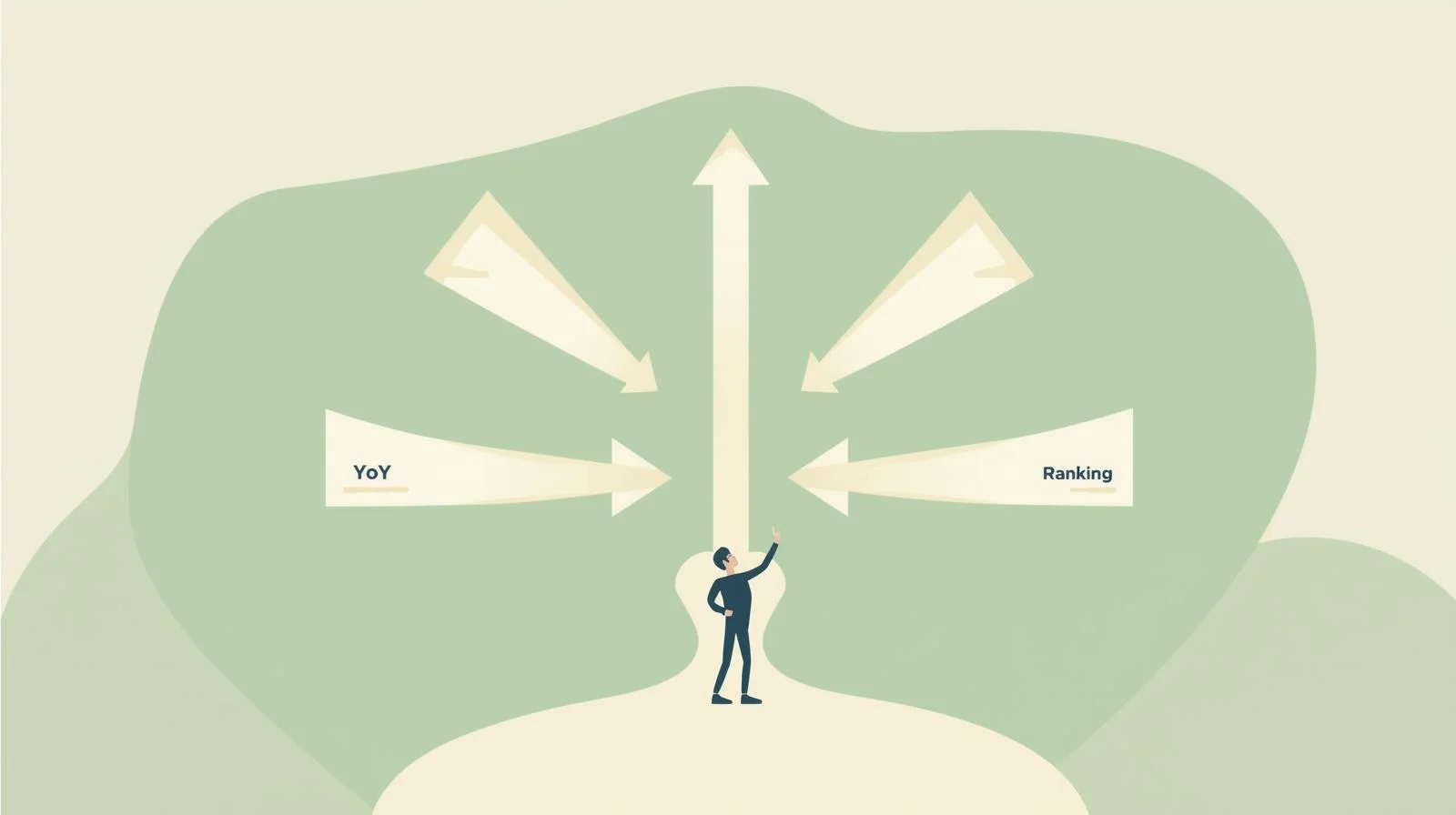 誤った比較対象による分析の混乱