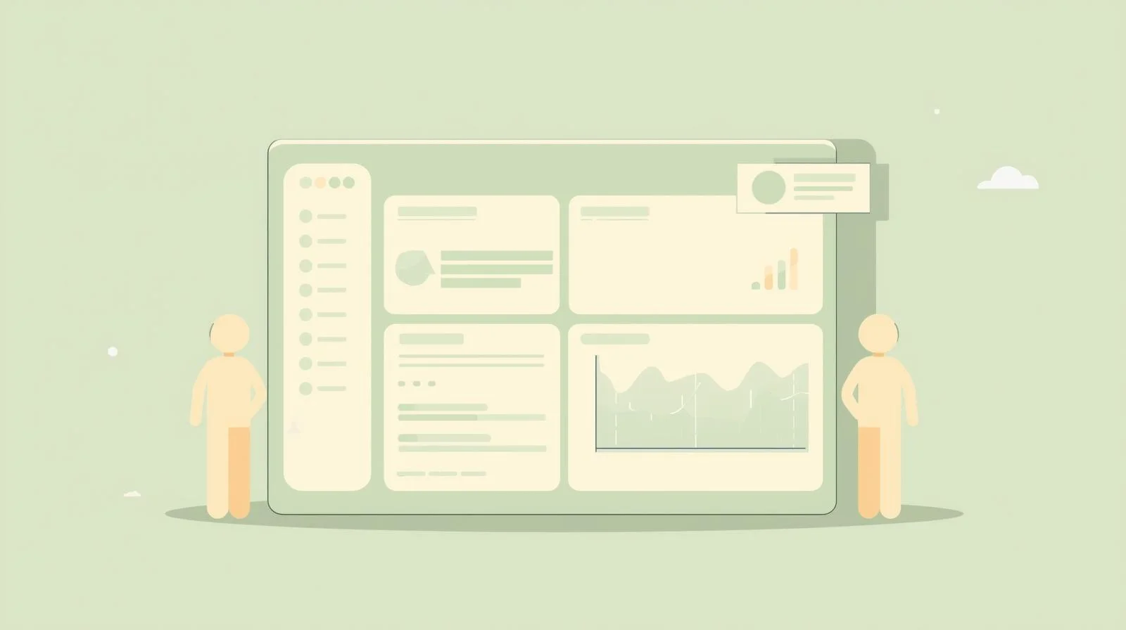 ダッシュボードが使われていない状態