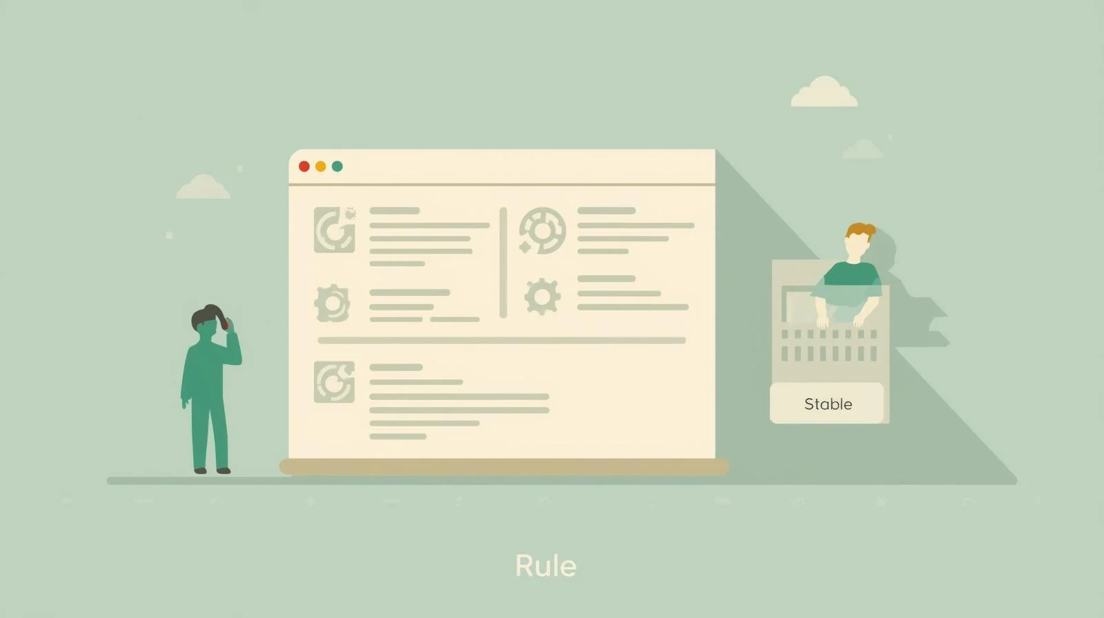 入力ルールが整理された構造